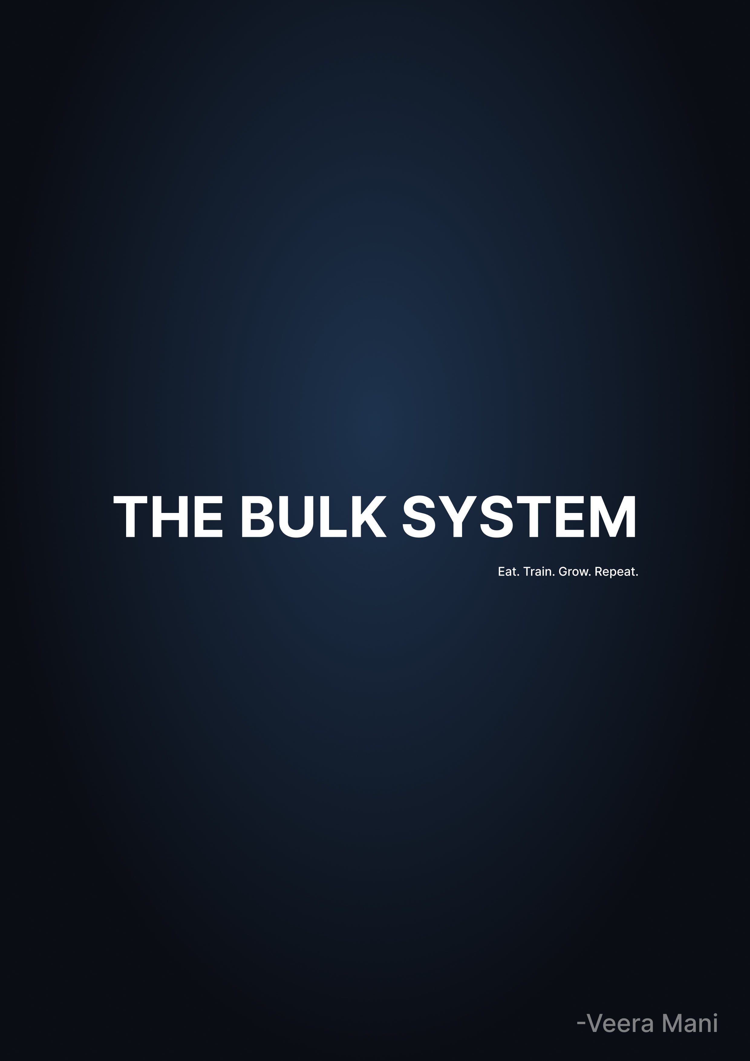 The Bulk System